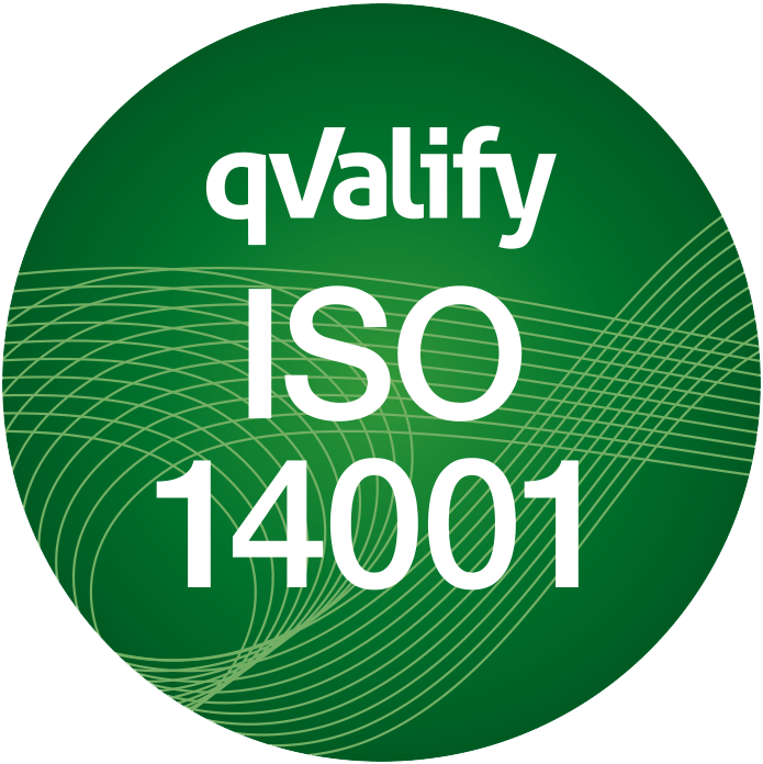 Zetterbergs är ISO-certifierade enligt standarden 14001.
